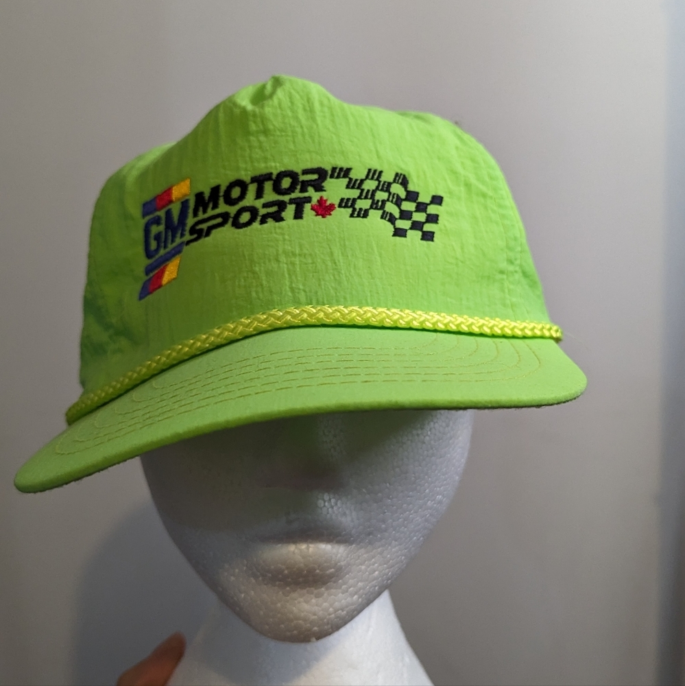 90s GM motorsport fluorescent hat